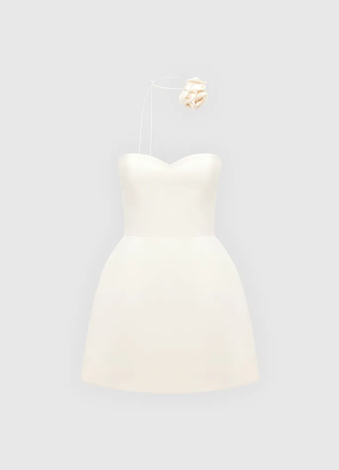 Dresses and Jumpsuits LEO LIN Women Rosalie Bustier Mini Dress 8211 Vanilla