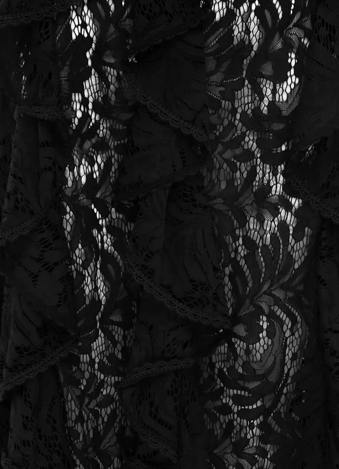 Dresses and Jumpsuits Lori Lace Maxi Dress 8211 Ebony 8211 LEO LIN Women