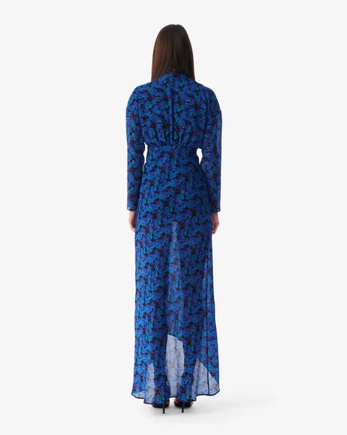 Dresses Women IRO NOLLIE LONG PRINTED VNECK DRESS