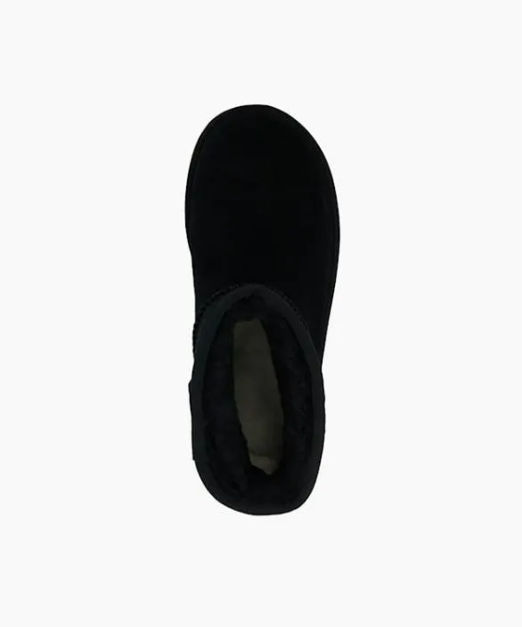Dune London Black Boots Women Classic Mini Pl Black UGG Suede Platform Boots Black