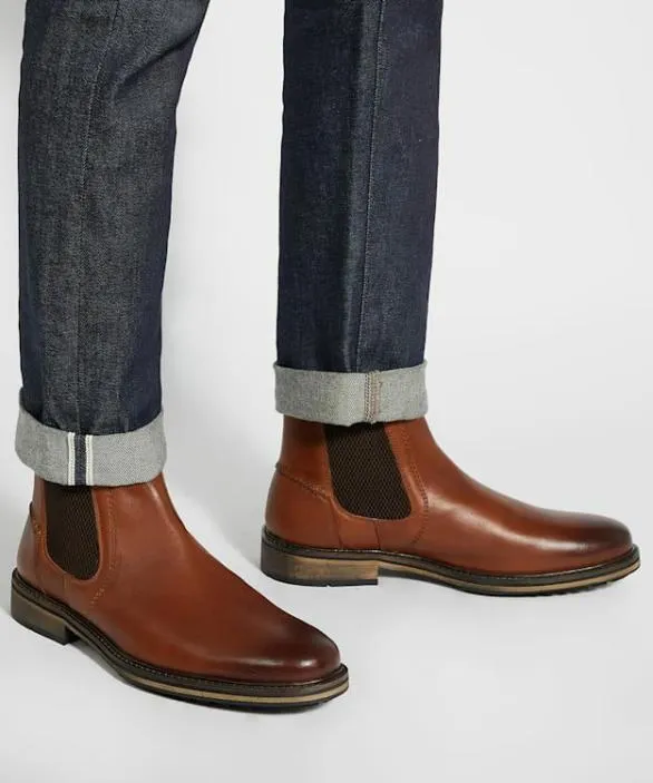 Dune London Brown Boots Men Chorleys Tan Chelsea Boots Brown