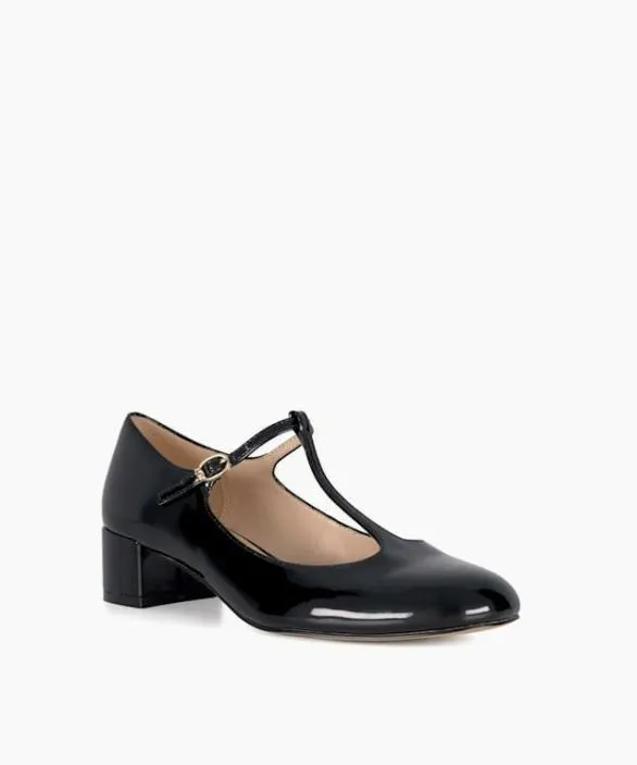 Dune London Court Shoes Women Believable Black Low Block Heel Mary Janes Black