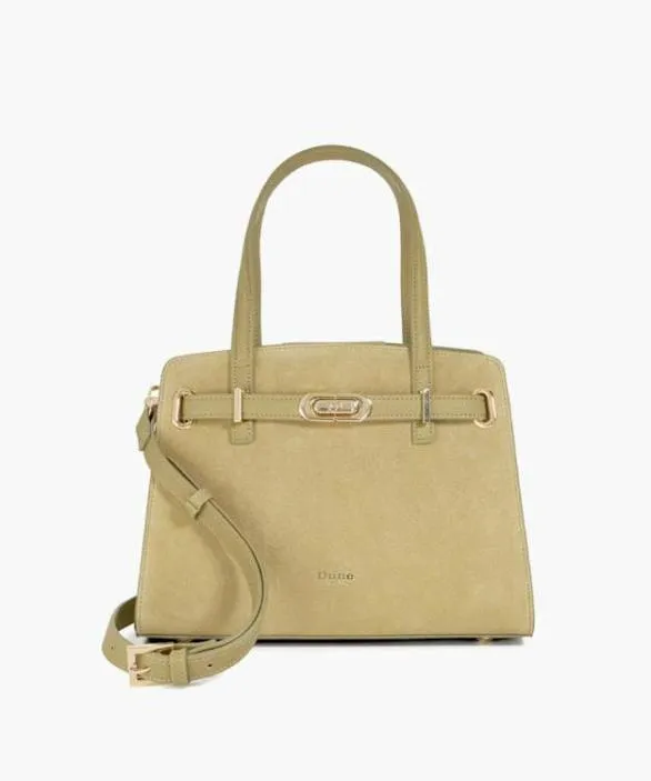 Dune London Handbags Women Dinidefine Khaki Belted Grab Bag Green