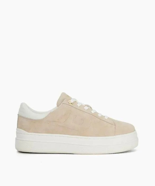 Dune London Trainers Women Eden Sand Flatform LaceUp Trainers Neutral