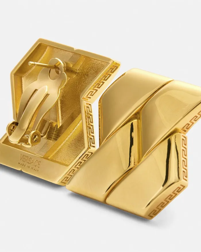 Earrings Women Versace Bind Earrings Light Gold