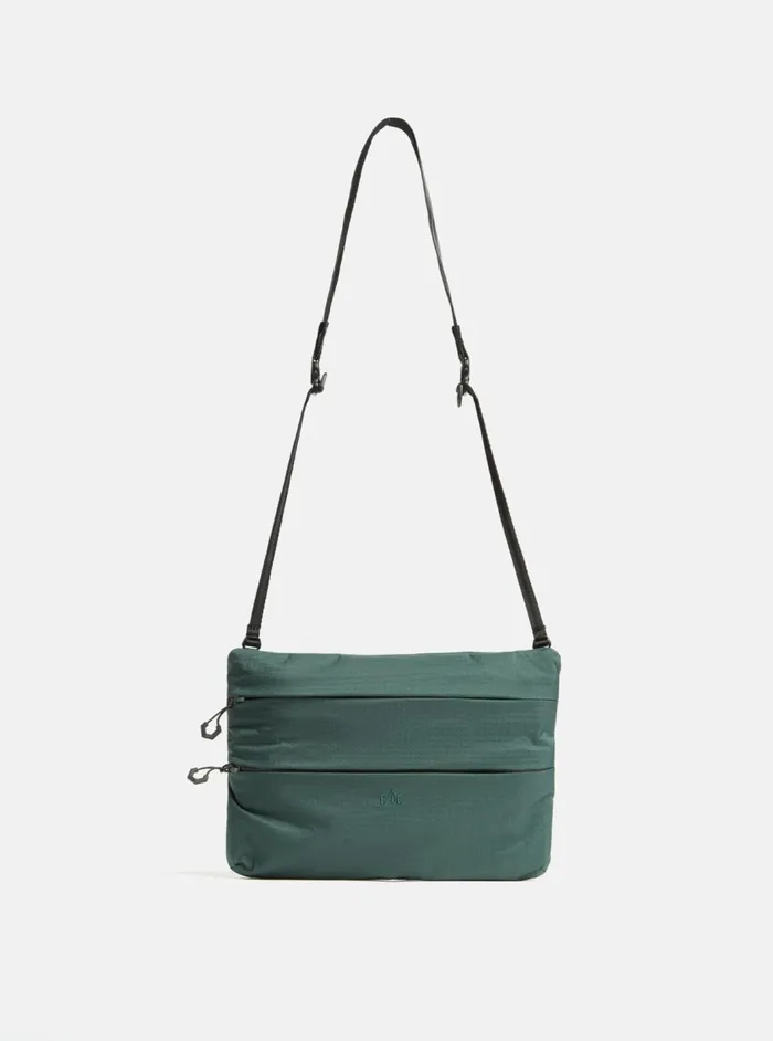 FCE 25 Layer Sacoche In Green Nylon Men Universal Works Bags