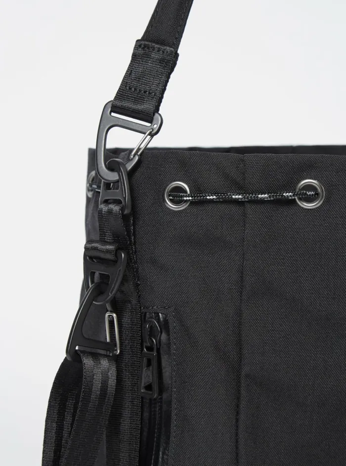 FCE Drawstring Bag In Black Cordura Men Universal Works Bags