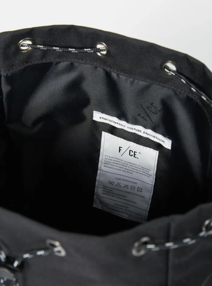 FCE Drawstring Bag In Black Cordura Men Universal Works Bags