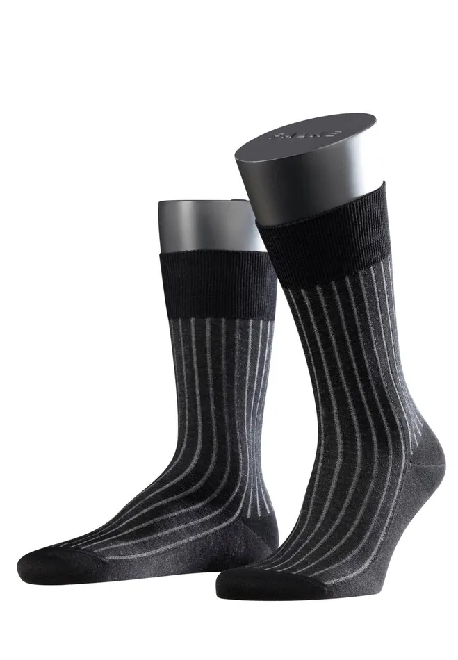 Falke Shadow Sock Black Grey Men HANRO Socks