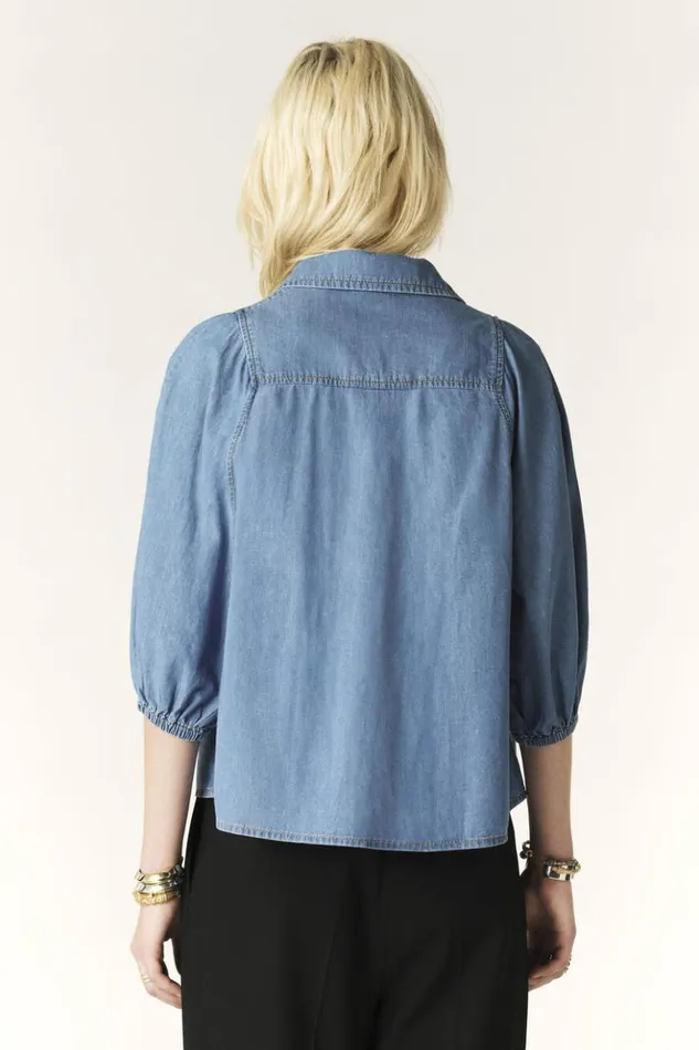 Faren34Sleeve Shirt Clothing Baandsh Tops and Shirts
