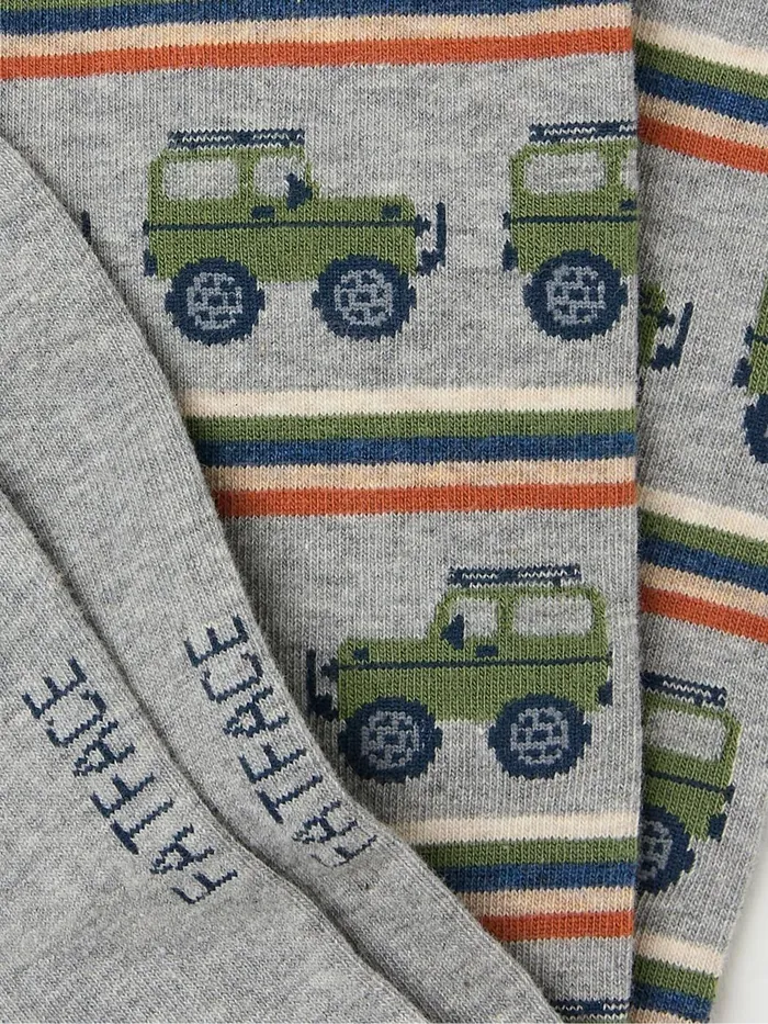 Fat Face 3 For 2 Socks Grey Off Roader Socks 1 Pack 8211 Men