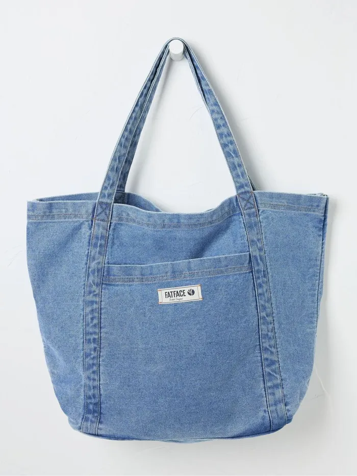 Fat Face Bags and Purses Astrid Blue Pocket Tote Bag 8211 Women