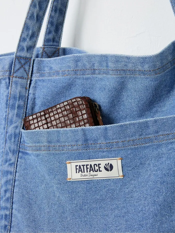 Fat Face Bags and Purses Astrid Blue Pocket Tote Bag 8211 Women