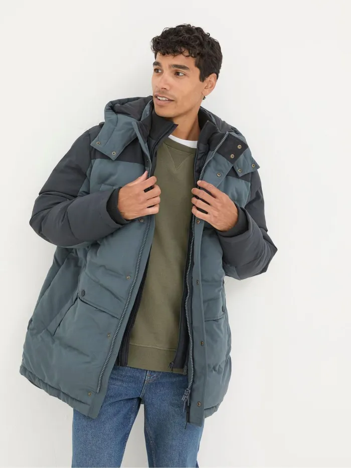 Fat Face Coats and Jackets Banff Dark Blue Ultimate Coat 8211 Men