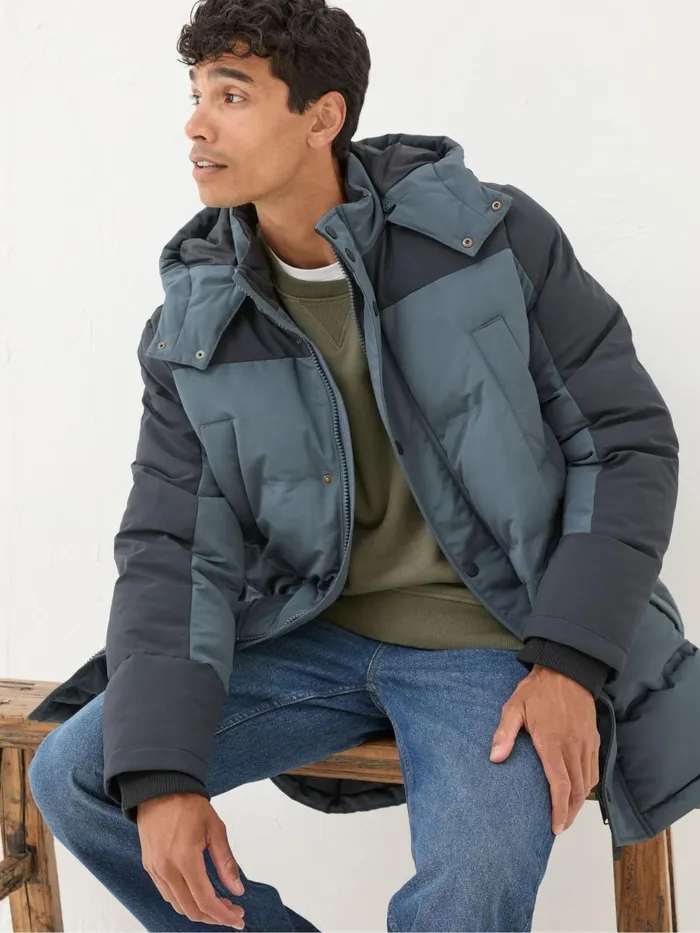 Fat Face Coats and Jackets Banff Dark Blue Ultimate Coat 8211 Men