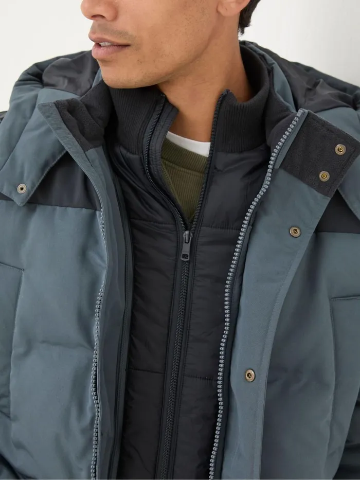 Fat Face Coats and Jackets Banff Dark Blue Ultimate Coat 8211 Men