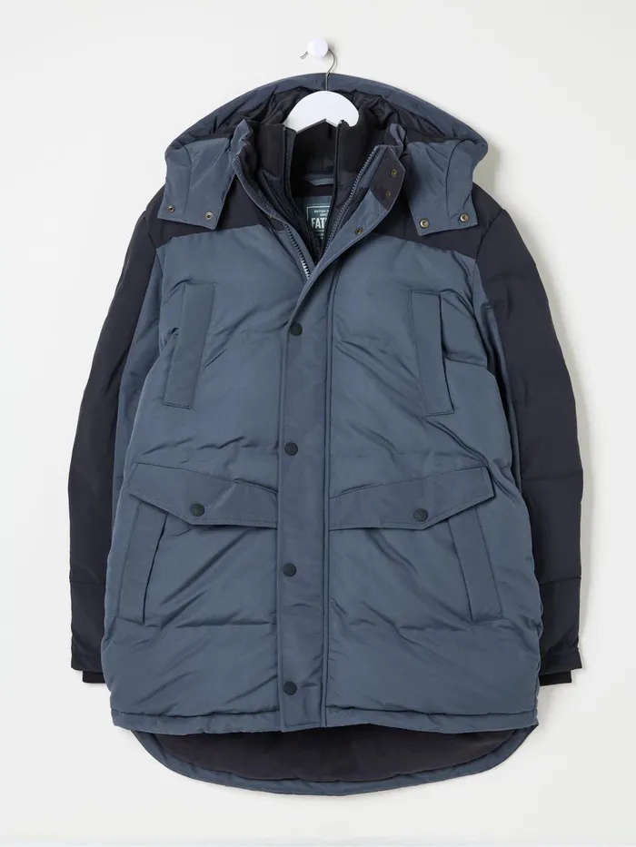 Fat Face Coats and Jackets Banff Dark Blue Ultimate Coat 8211 Men