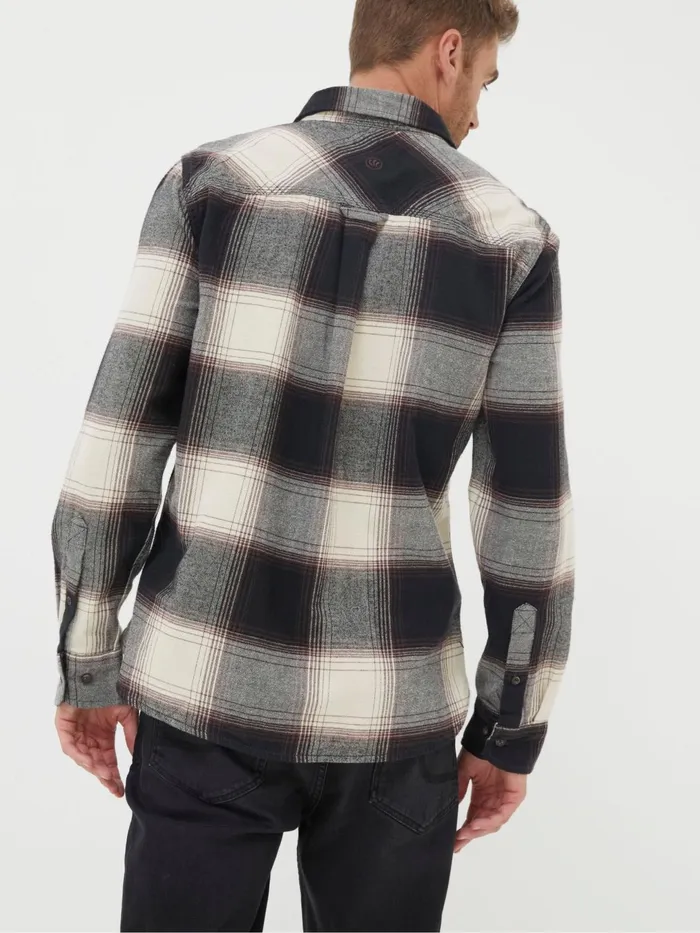 Fat Face Coats and Jackets Black Selby Check Shirt 8211 Men