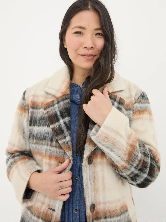Fat Face Coats and Jackets Brown Marin Wool Blend Coat 8211 Women