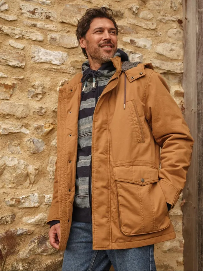 Fat Face Coats and Jackets Brown Parracombe Parka 8211 Men