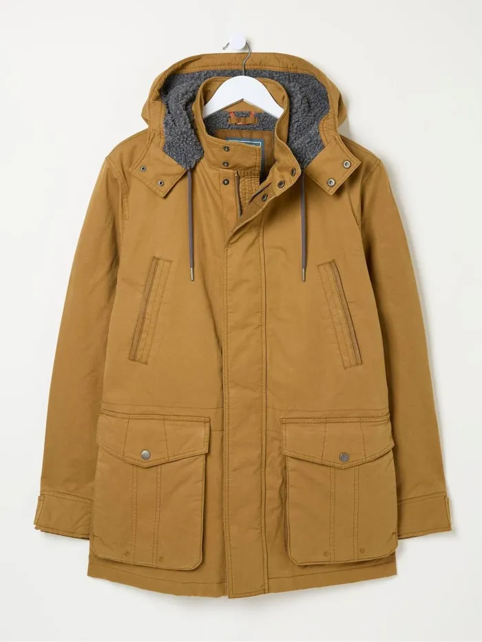 Fat Face Coats and Jackets Brown Parracombe Parka 8211 Men