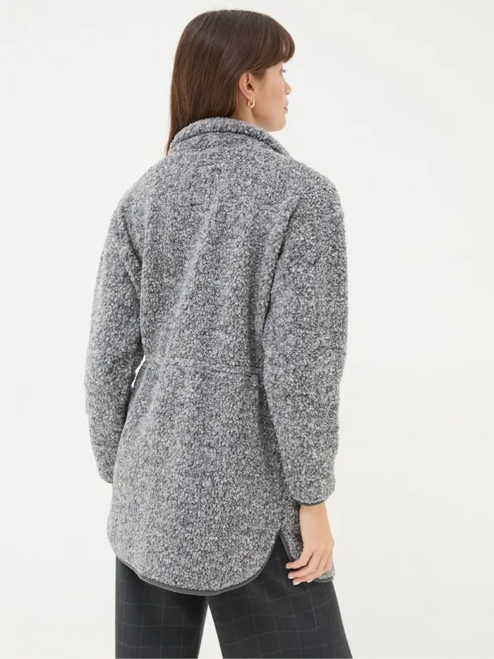 Fat Face Coats and Jackets Hadley Grey Fleece Jacket 8211 Women