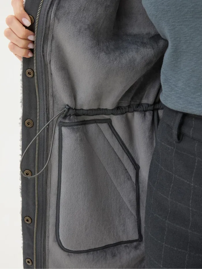 Fat Face Coats and Jackets Hadley Grey Fleece Jacket 8211 Women