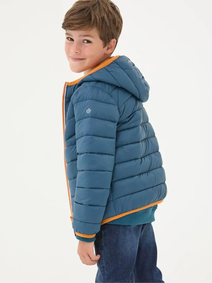 Fat Face Coats and Jackets Harry Blue Hooded Padded Jacket 8211 Kids