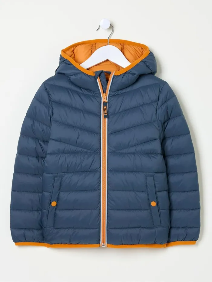 Fat Face Coats and Jackets Harry Blue Hooded Padded Jacket 8211 Kids