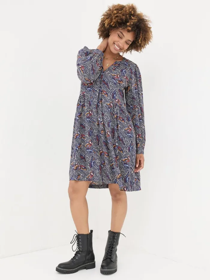 Fat Face Dresses Anona Dark Navy Swing Dress 8211 Women