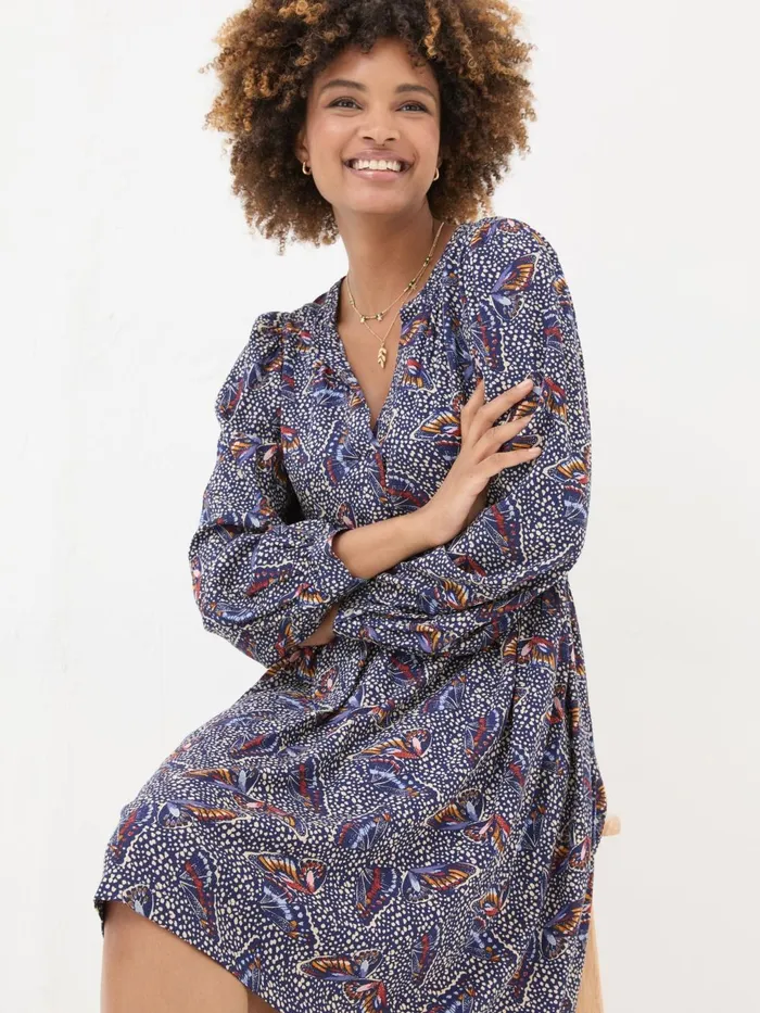 Fat Face Dresses Anona Dark Navy Swing Dress 8211 Women