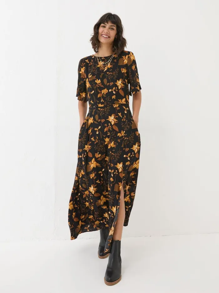 Fat Face Dresses Black Winona Floral Dress 8211 Women