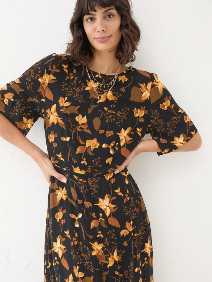 Fat Face Dresses Black Winona Floral Dress 8211 Women Fat Face Dresses Black Winona Floral Dress 8211 Women