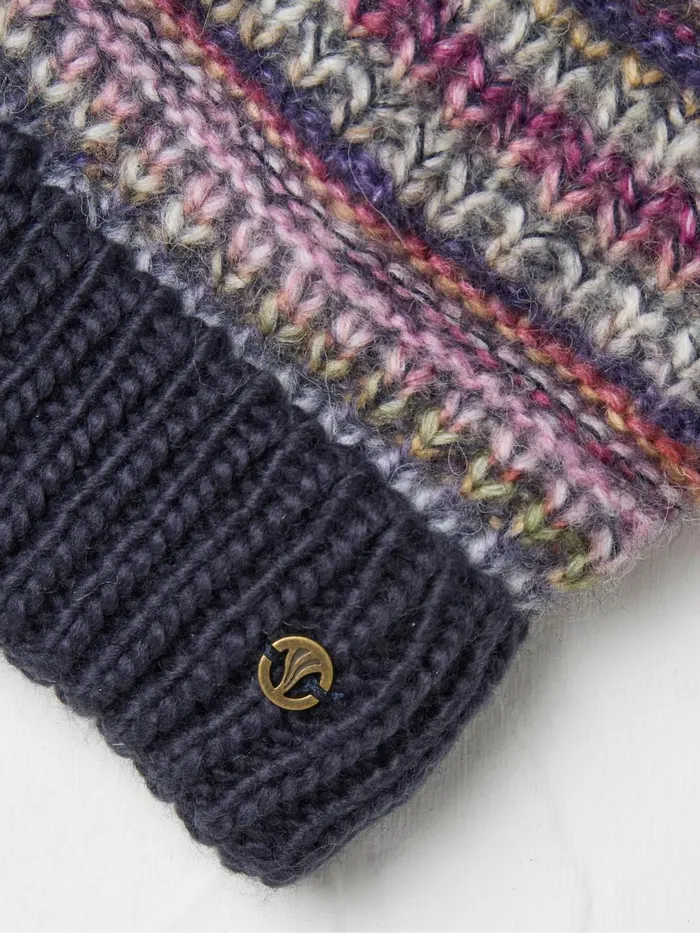 Fat Face Hats Blue Spacedye Bobble Hat 8211 Women