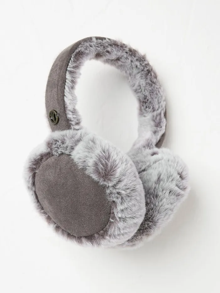 Fat Face Hats Charcoal Grey Fluffy Earmuffs 8211 Women Fat Face Hats Charcoal Grey Fluffy Earmuffs 8211 Women
