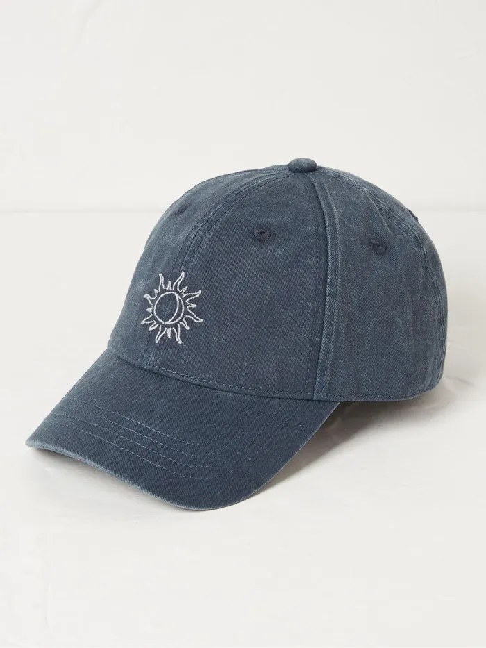 Fat Face Hats Embroidered Sun Cap Blue Embroidered Sun Cap 8211 Women
