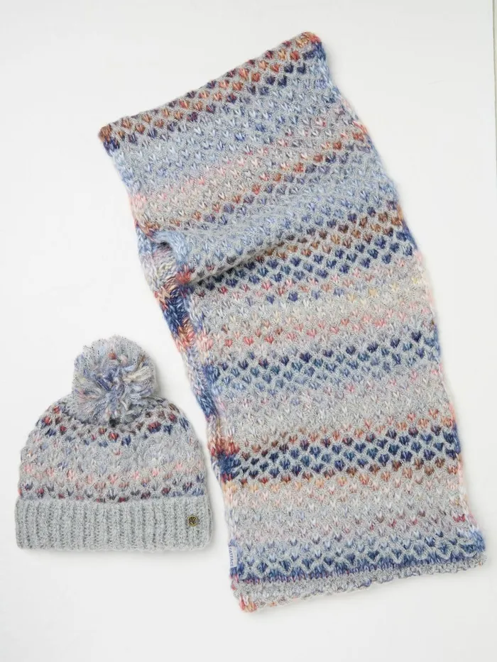 Fat Face Hats Grey Spacedye Hat And Snood Gift Set 8211 Women Fat Face Hats Grey Spacedye Hat And Snood Gift Set 8211 Women