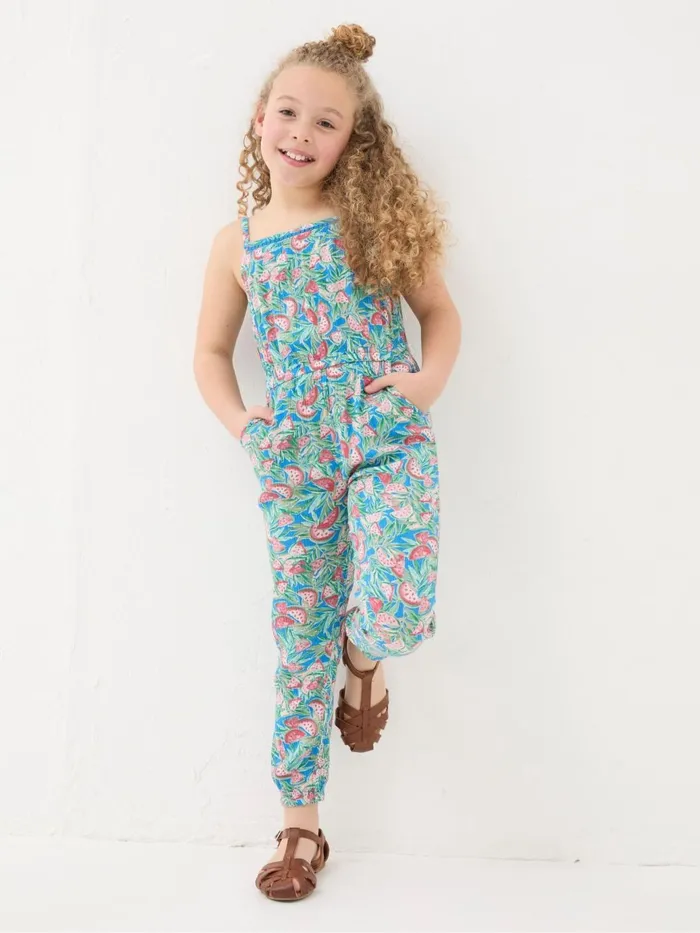 Fat Face Jumpsuits and Playsuits Blue Paisley Print Jumpsuit 8211 Kids
