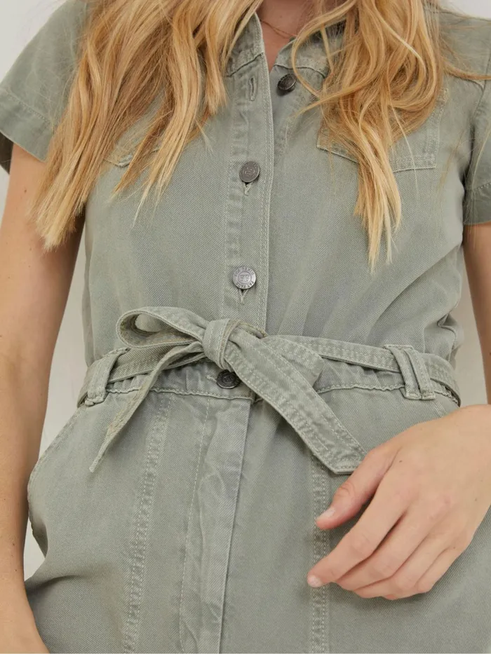 Fat Face Jumpsuits and Playsuits Green Imogen Short Sleeve Boilersuit 8211 Women