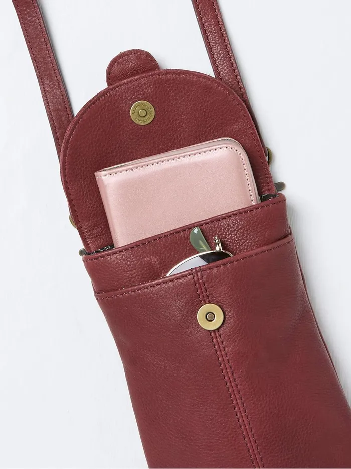 Fat Face Phone Bags Clara Purple Phone Bag 8211 Women