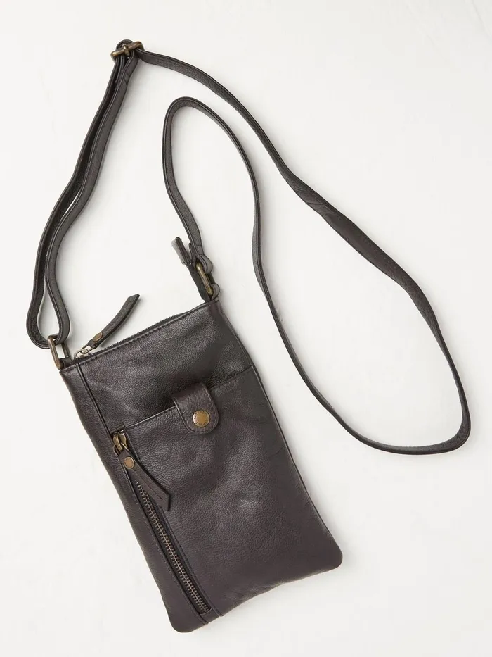 Fat Face Phone Bags Essie Black Multi Zip Phone Bag 8211 Women