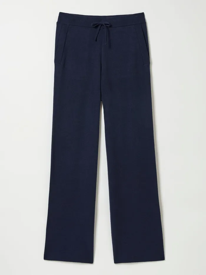 Fat Face Pyjamas and Nightwear Blue Navy Knitted Wide Leg Pyjamas 8211 Women
