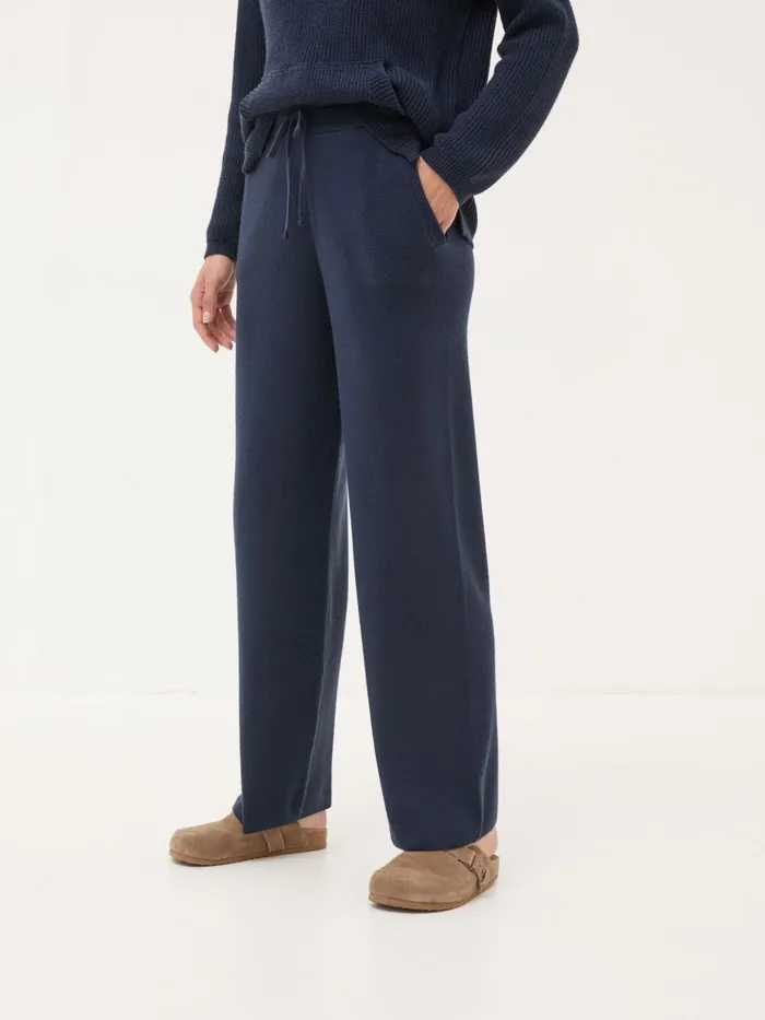 Fat Face Pyjamas and Nightwear Blue Navy Knitted Wide Leg Pyjamas 8211 Women