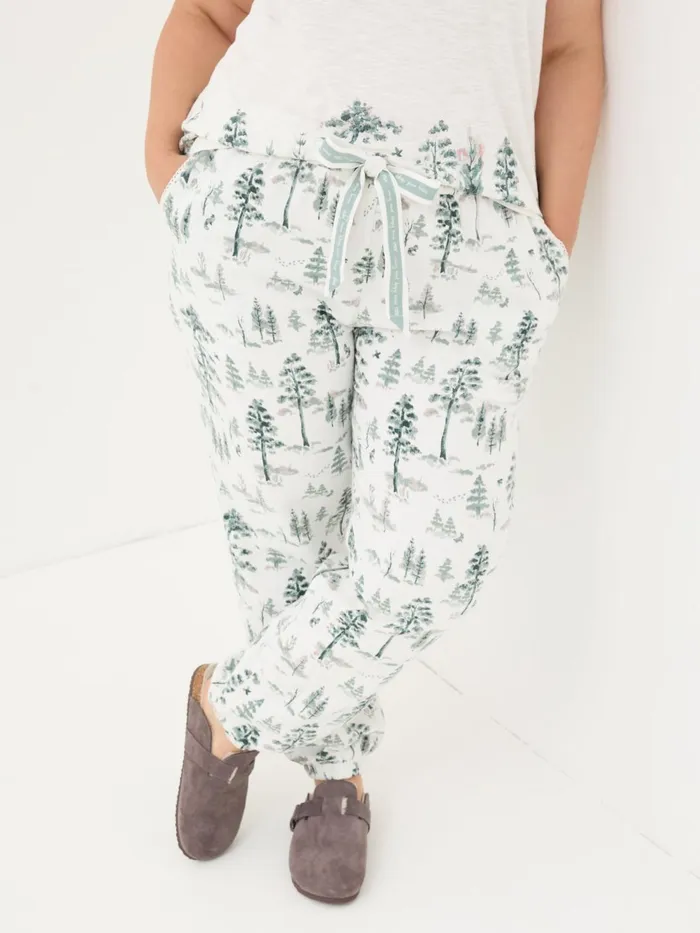Fat Face Pyjamas and Nightwear Cora Ivory Christmas Tree Pyjama Bottoms 8211 Women Fat Face Pyjamas and Nightwear Cora Ivory Christmas Tree Pyjama Bottoms 8211 Women