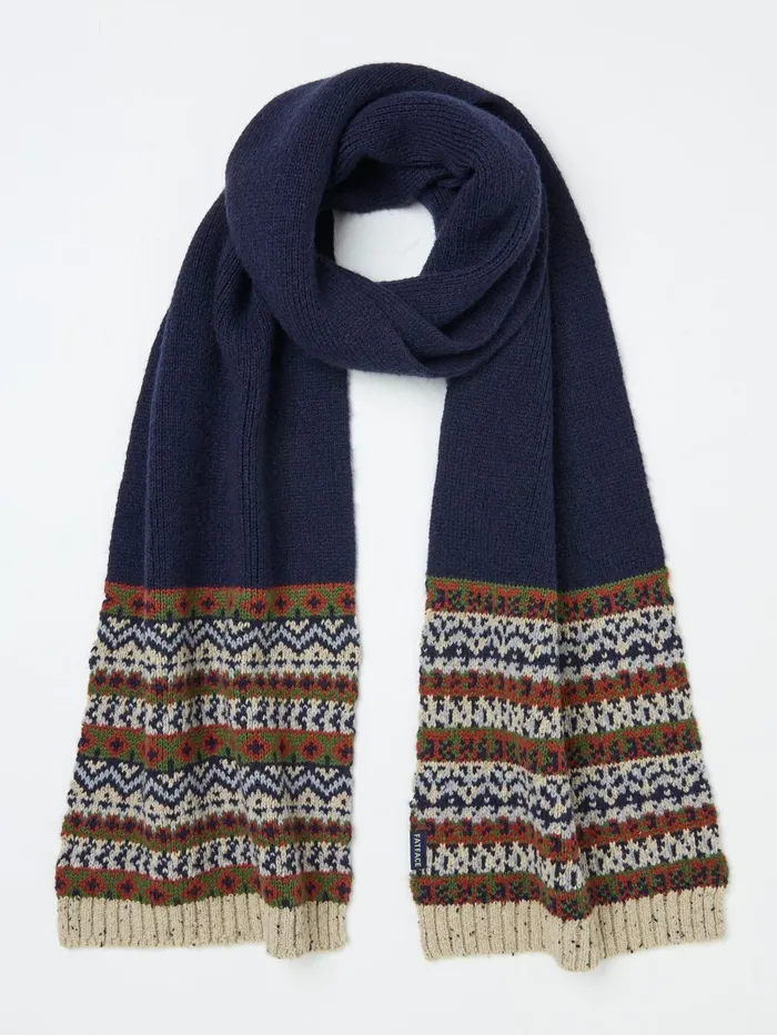 Fat Face Scarves Navy Whistler Scarf 8211 Men