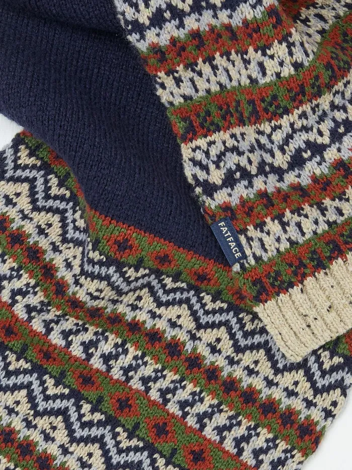 Fat Face Scarves Navy Whistler Scarf 8211 Men