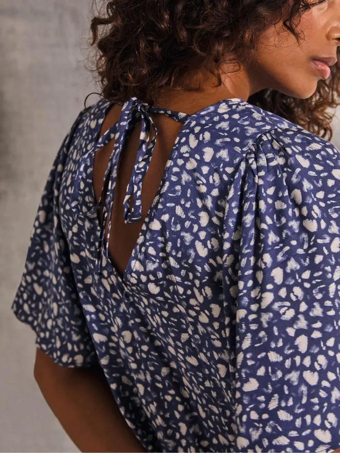 Fat Face Shirts and Blouses Alba Blue Mark Make Top 8211 Women