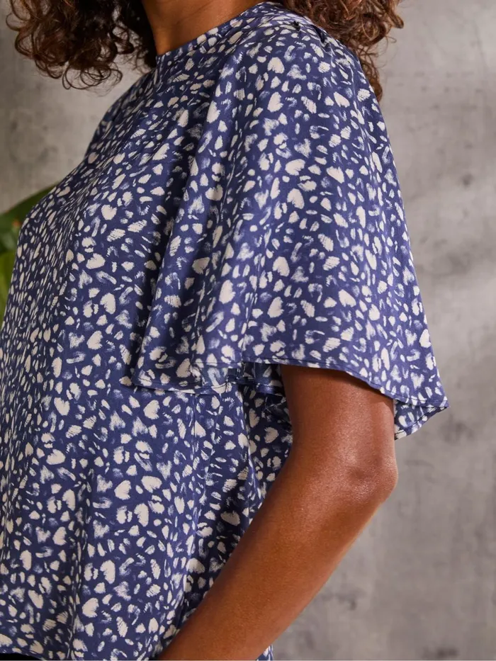 Fat Face Shirts and Blouses Alba Blue Mark Make Top 8211 Women