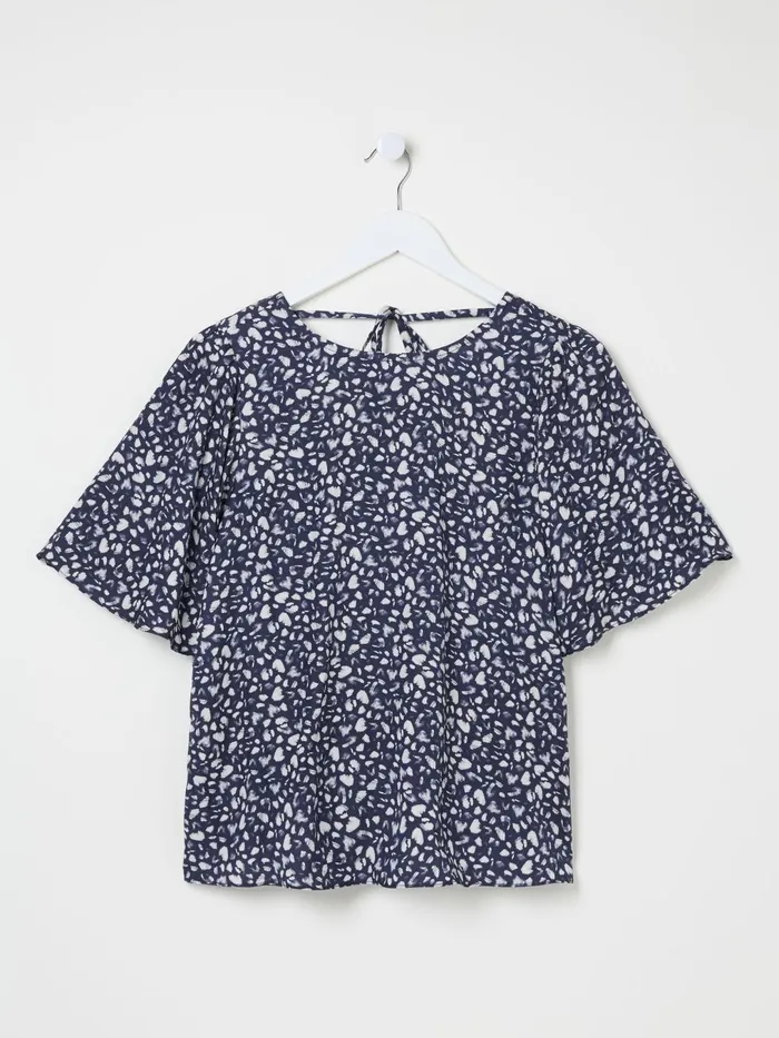 Fat Face Shirts and Blouses Alba Blue Mark Make Top 8211 Women