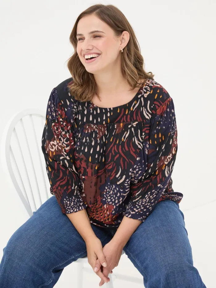 Fat Face Shirts and Blouses Multi Shelly Animal Blouse 8211 Women Fat Face Shirts and Blouses Multi Shelly Animal Blouse 8211 Women